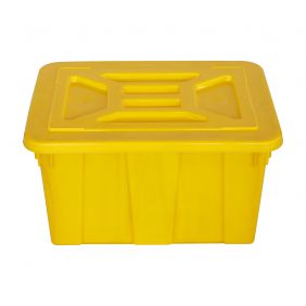 Yellow Large Medical PP Plastic Storage Box